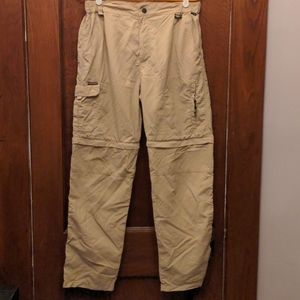L (8/10) Zip Convertible Cargo Hiking Pants/Shorts